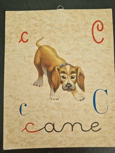 Abbecedario scolastico vintage - scolastico,
