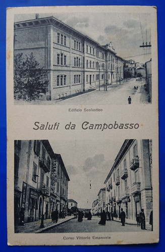 Cartolina epoca saluti da - cartolina,