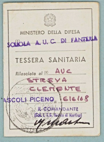 1968 scuola di - di, fanteria