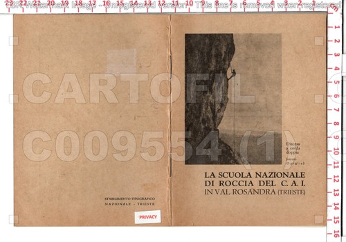 C9554 libretto scuola roccia - c9554,