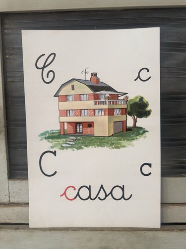 Tavola didattica vintage - tavola,
