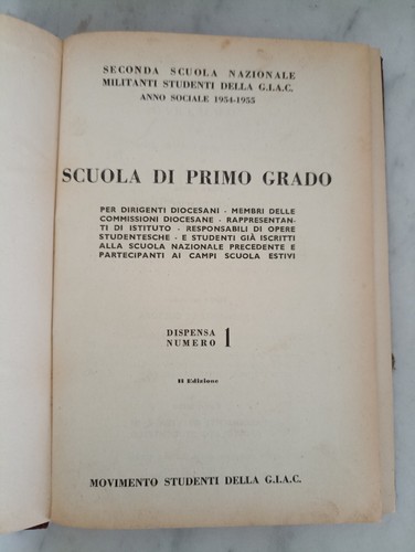 Scuola primo grado - di,
