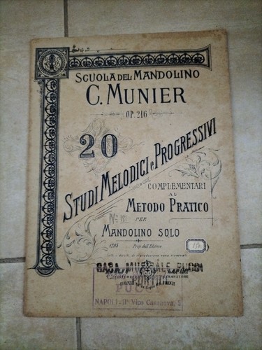 Mandolino scuola del - mandolino-,