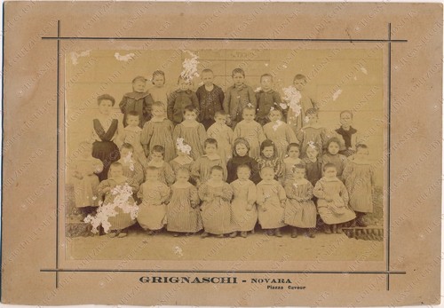 1890c bambini scuola in - a,